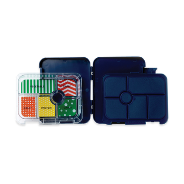 Penny Scallan Anchors Away Large Bento Box Compotents Front view