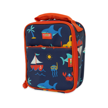 Penny Scallan Large Insulated Lunch Bag Anchors Away side view