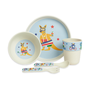 Penny Scallan Bamboo Meal Set with Cutlery Kanga Crew