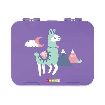 Penny Scallan Loopy Llama Large Bento Box Front view