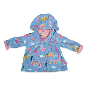 Penny Scallan Raincoat Rainbow Days