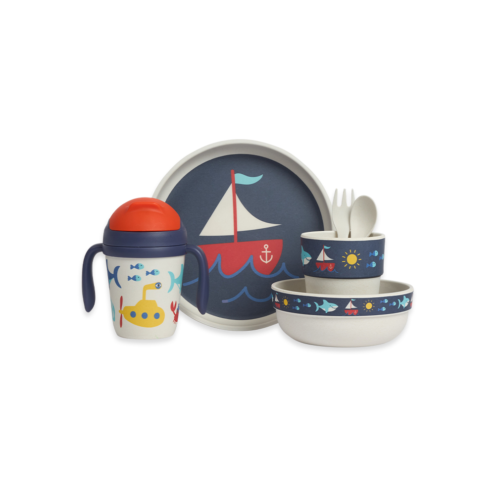 Penny Scallan Bamboo Mealtime Pack Anchors Away