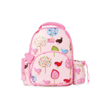 Penny Scallan Light Pink Animal Embedded Medium Backpack Front view