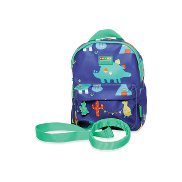 Penny Scallan Blue with Green Lining mini Backpack Front view