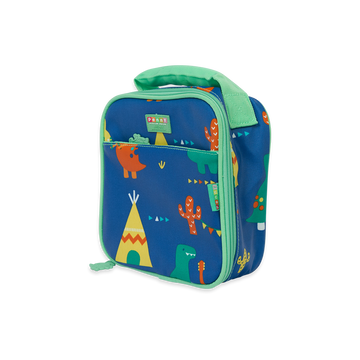 Penny Scallan Mini Insulated Lunch Bag Dino Rock side view