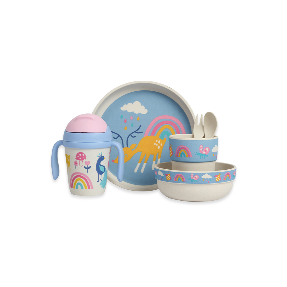 Penny Scallan Bamboo Mealtime Pack Rainbow Days